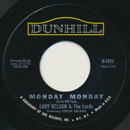 PORTIA ("LADY") NELSON