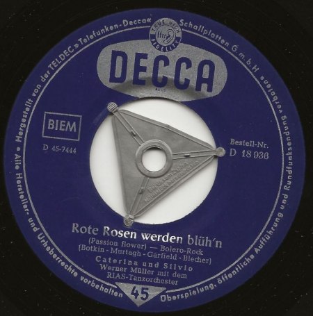 CATERINA VALENTE - dtsch. Decca Singles