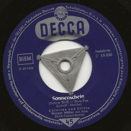 CATERINA VALENTE - dtsch. Decca Singles