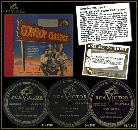 SONS OF THE PIONEERS - COOL WATER (RCA VICTOR)