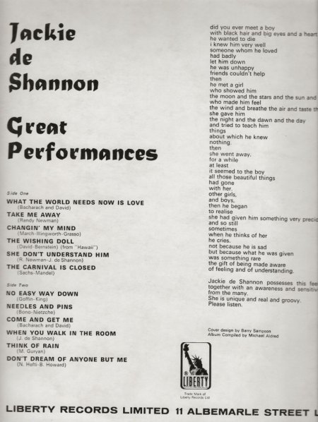 JACKIE DE SHANNON