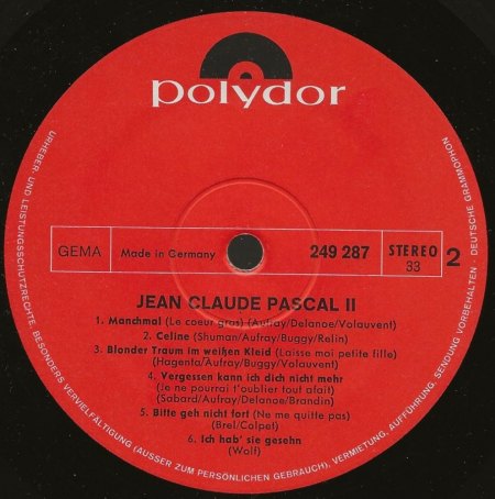 JEAN CLAUDE PASCAL
