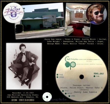 JERRY LEE LEWIS  - TEENAGE LETTER [FALSE START & MASTER TAKE 2] (S)