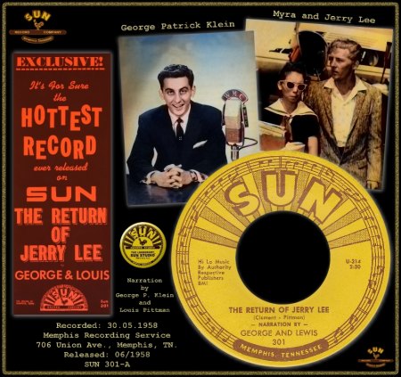 JERRY LEE LEWIS  - THE RETURN OF JERRY LEE
