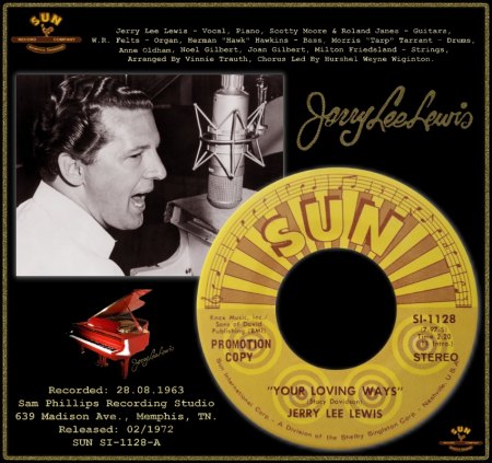 JERRY LEE LEWIS  - YOUR LOVIN' WAYS (S)