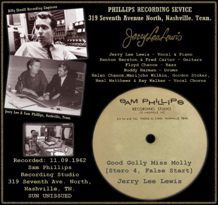 JERRY LEE LEWIS - GOOG GOLLY MISS MOLLY [S4, FALSE START]