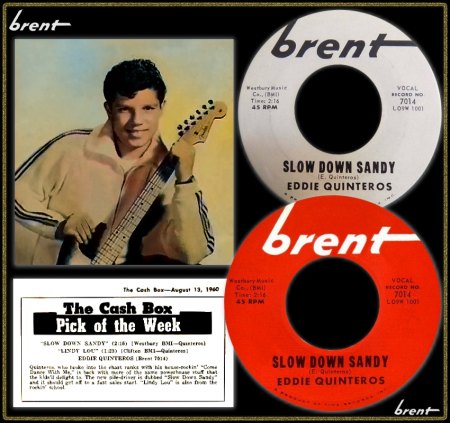 EDDIE QUINTEROS - SLOW DOWN SANDY