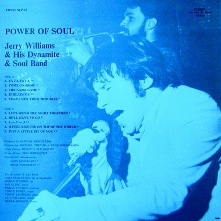 JERRY WILLIAMS der schwedische Spät-Rocknroller