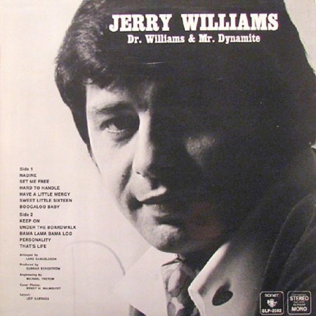 JERRY WILLIAMS der schwedische Spät-Rocknroller