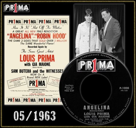 LOUIS PRIMA & GIA MAIONE - ANGELINA