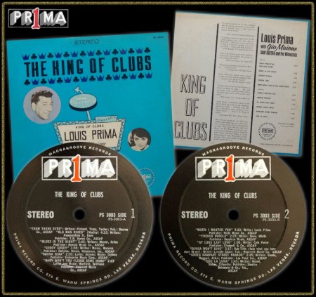LOUIS PRIMA & GIA MAIONE PRIMA LP PS-3003