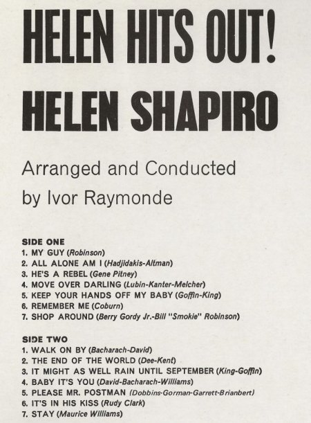 HELEN SHAPIRO