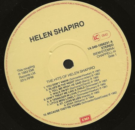 HELEN SHAPIRO