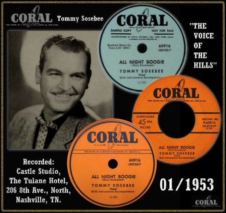 TOMMY SOSEBEE - ALL NIGHT BOOGIE
