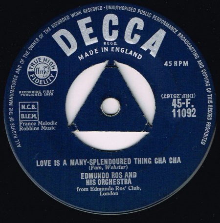 Love is a many-splendored thing  (Alle Herrlichkeit auf Erden)