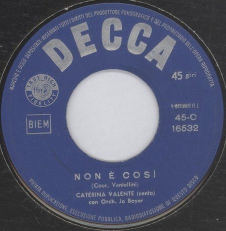 CATERINA VALENTE - International