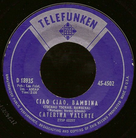 CATERINA VALENTE - International