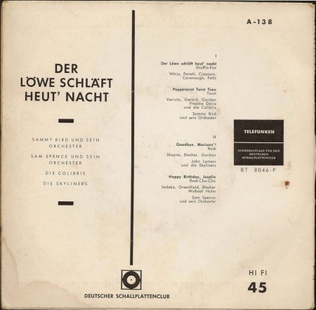 JOHN LAMERS with Cees and the Skyliners