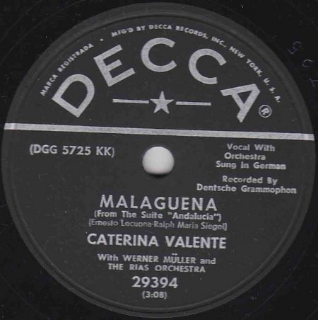 CATERINA VALENTE - International