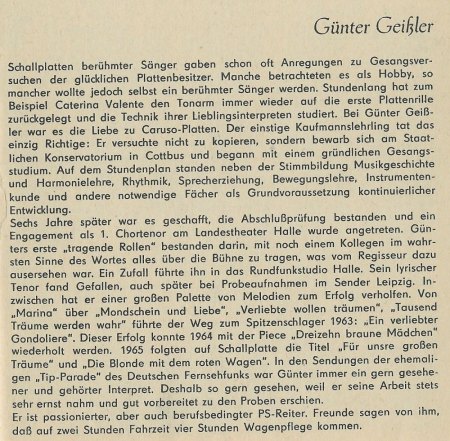 Schlager Sterne 1966 Made in the GDR