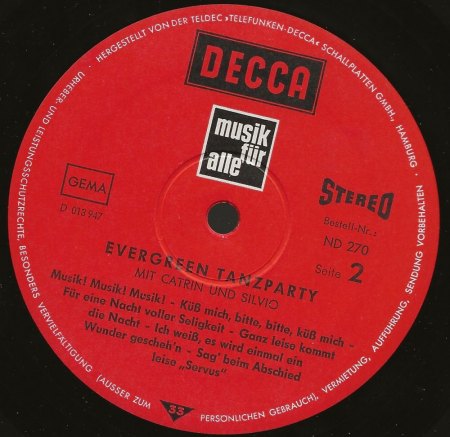 CATERINA VALENTE auf Langspielplatten