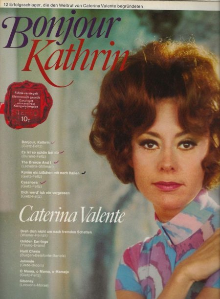 CATERINA VALENTE auf Langspielplatten