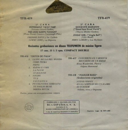 JOHN LAMERS with Cees and the Skyliners