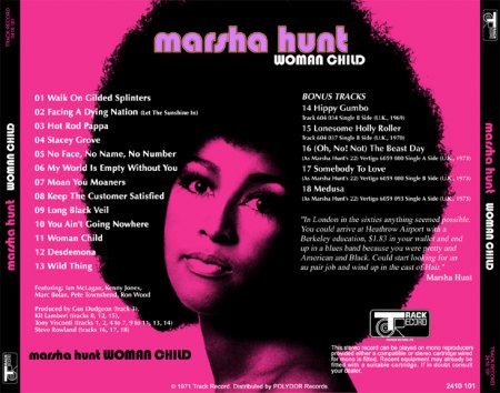 MARSHA HUNT