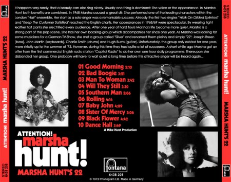 MARSHA HUNT