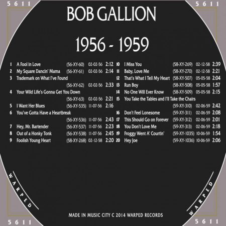 BOB GALLION - Kurz-Bio und Disco
