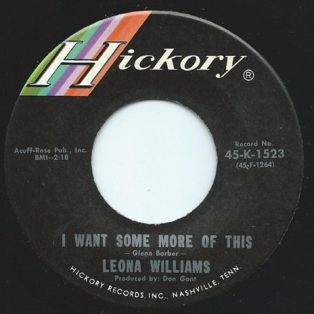 LEONA WILLIAMS (Country)