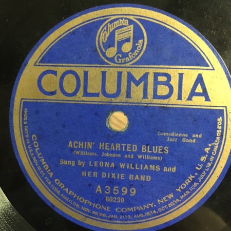 LEONA WILLIAMS (Vaudeville Blues)