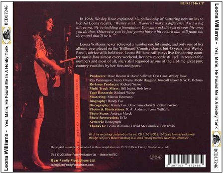 LEONA WILLIAMS (Country)