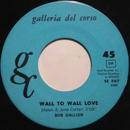 BOB GALLION - Kurz-Bio und Disco