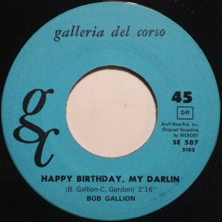 BOB GALLION - Kurz-Bio und Disco