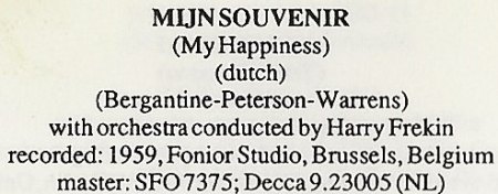 ROCKING HARRY / Deutsche DECCA EP