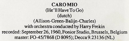 ROCKING HARRY / Deutsche DECCA EP