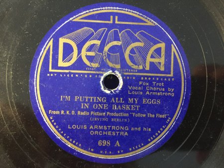 LOUIS ARMSTRONG auf Brunswick/Decca