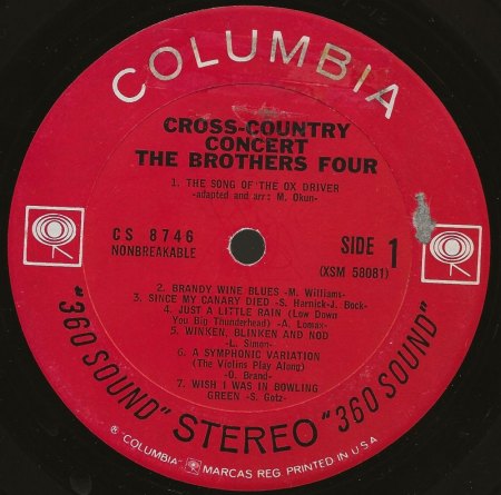 BROTHERS FOUR - LPs