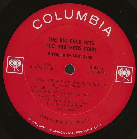 BROTHERS FOUR - LPs