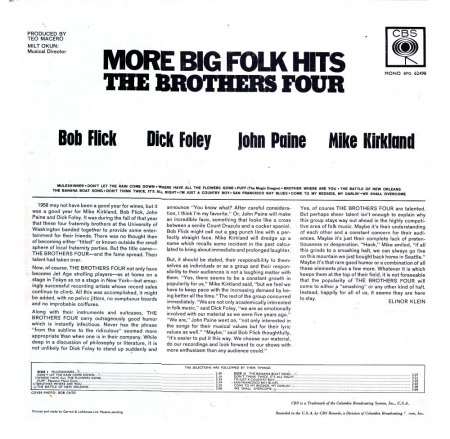BROTHERS FOUR - LPs