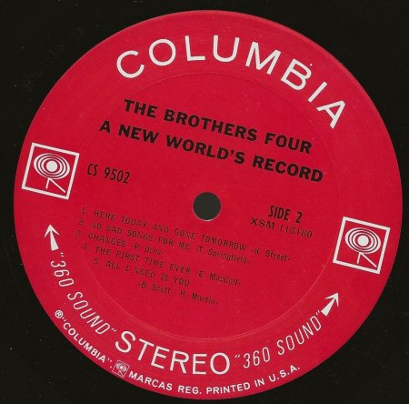 BROTHERS FOUR - LPs
