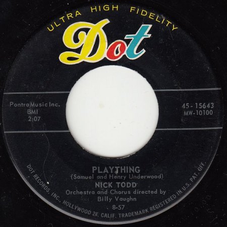 PLAYTHING