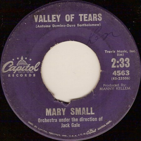 MARY SMALL