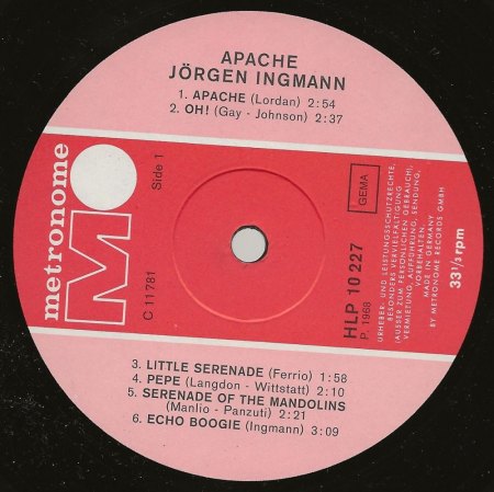 Jörgen Ingmann - Guitar in HI-FI und weitere LP's
