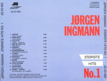 Jörgen Ingmann - Guitar in HI-FI und weitere LP's