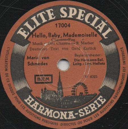 MARIA VON SCHMEDES - Bauern-Boogie auf Decca