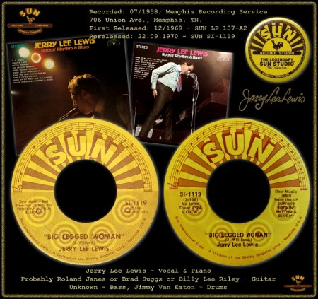 JERRY LEE LEWIS - BIG LEGGED WOMAN