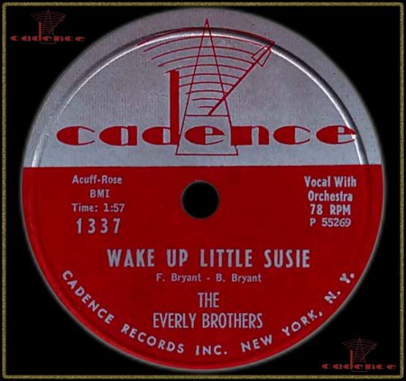 EVERLY BROTHERS - WAKE UP LITTLE SUSIE