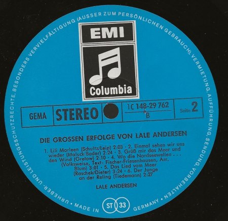 LALE ANDERSEN